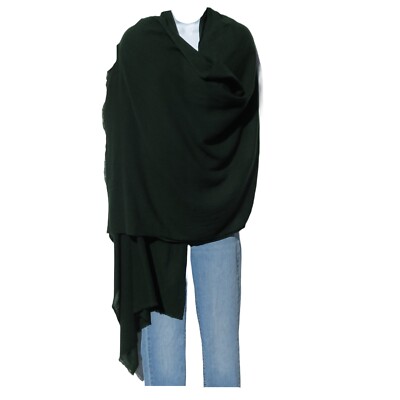 Cashmere|Himalayan|Shawl/Scarf| Lightweight|1 Ply|2Pad|Handloomed|Emerald