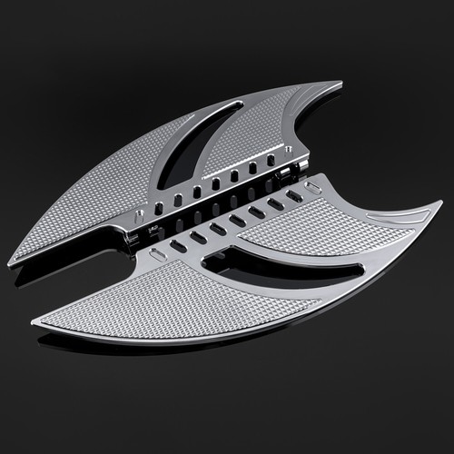 Tableros de piso de conductor cromados CNC para Harley Softail Deluxe FLSTN Electra Road Glide - Imagen 1 de 17