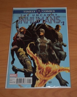 Timely Comics: The Uncanny Inhumans #1 Marvel 2016
