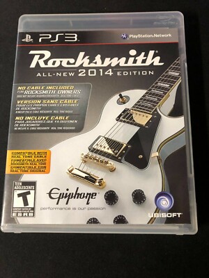 Rocksmith -- 2014 Edition (Sony PlayStation 3, 2013) Complete! *NO CORD/GUITAR*