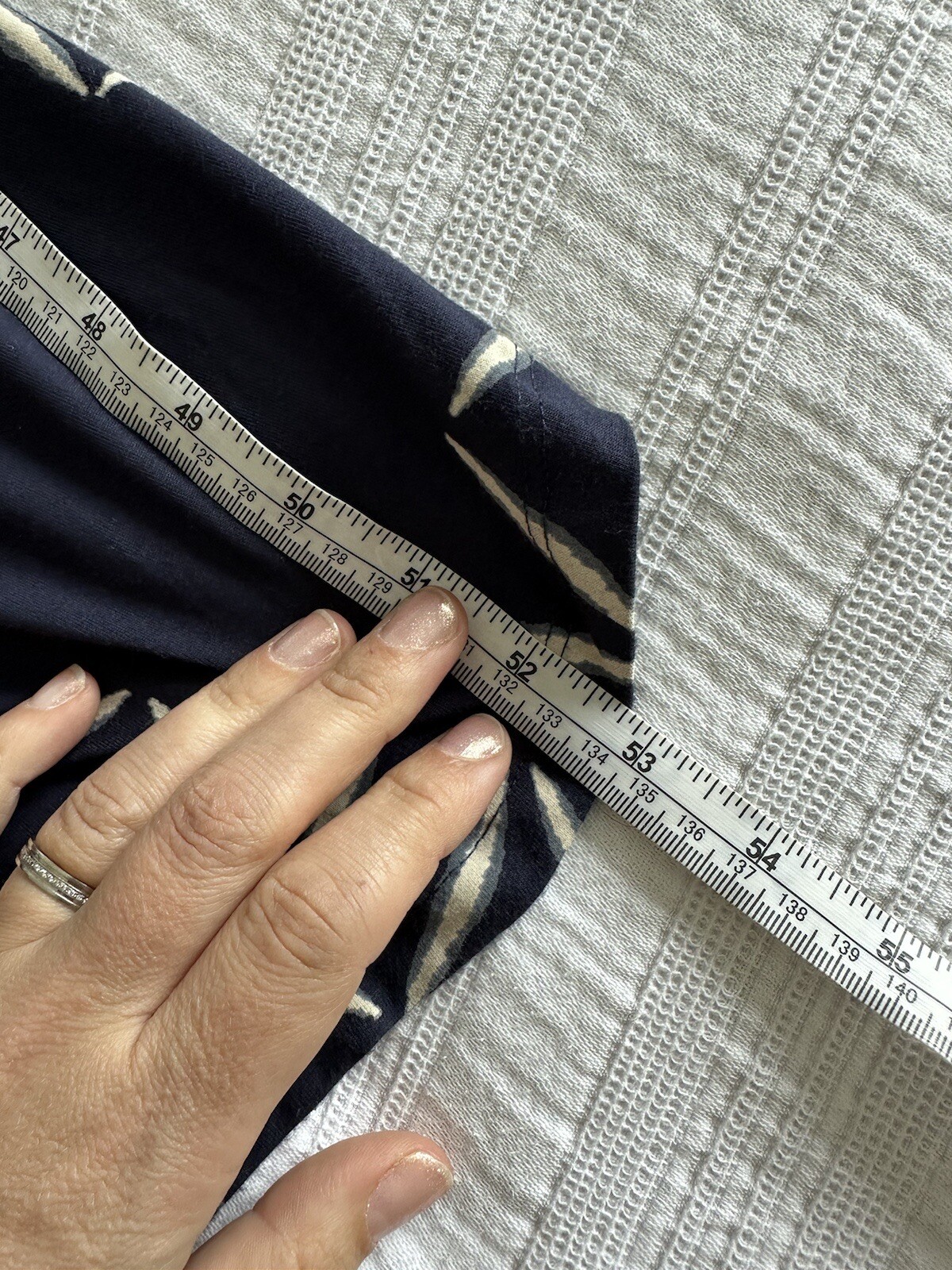 White Stuff Navy Blue Star Pattern Sleeveless Jer… - image 7