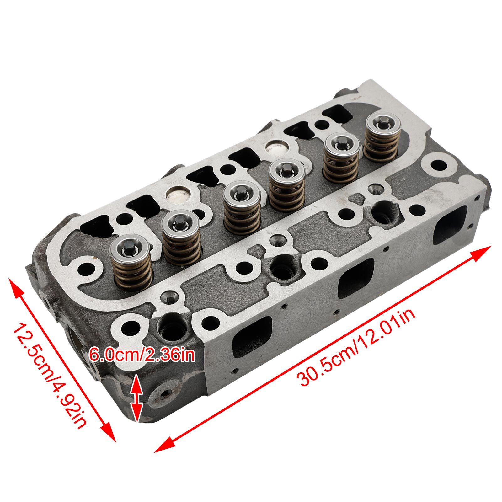 Complete Cylinder Head With Valve Spring & Full Gasket Kit For Kubota D1005 R1