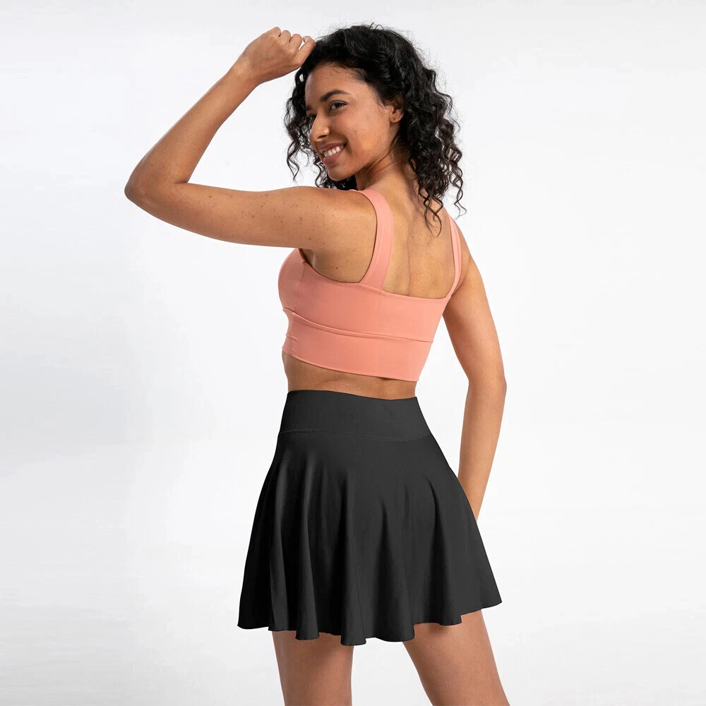Women Tennis Skirt Pleated Athletic Skirts Workout Pickleball Golf Skort
