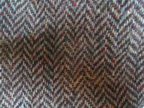 Cappello berretto piatto vintage Donegal tweed pura lana newsboy cabbie S 7 1/4 cappelli Irlanda - Foto 12 di 12