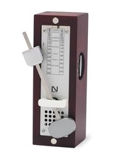 Nikko Advance 335 Mini Wooden Metronome Wine Made in Japan Includes Soft Case