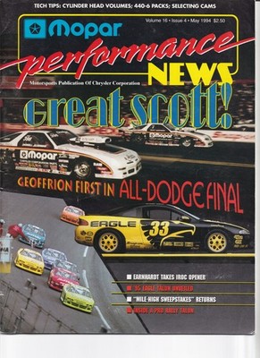 1994 Mopar performance news May  issue featuring Eagle Talon