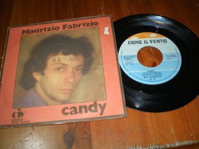 MAURIZIO FABRIZIO - Candy / Kleines Lied - Schallplatte 45 Runden - WIE DER WIND - 1976