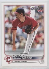 2022 Topps UK Edition Shane Bieber #136 e9p