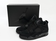 Jordan 4 "Black Cat" Men's Basketball Shoes - Black Mid Top Retro