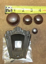 1930`s Philco 4 Knobs, Escutcheon Bezel Model 96, May Fit Others