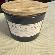 Sand and Paws Newport Scented Jar Candle Neutralizes Pet Odor 12 oz.