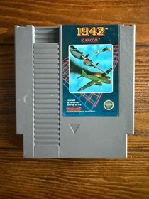 1942 + P.O.W. Prisoners of War Nintendo NES 2 Game Cartridge Lot Capcom SNK