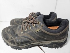Merrell Moab Rover Low Waterproof Leather Hiking Shoes Mens 12 Espresso J21287