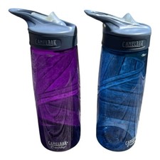 CamelBak Eddy 750 ml Water Bottle Flask TWO BOTTLES Purple Blue