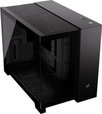 Image of Corsair 2500X RGB PC Gaming Case, Black, Dual Chamber w/ Tempered Glass Panels,