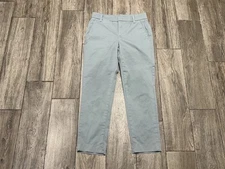 Vince Pants Womens 2 Gray Slim Straight Stretch Casual Modern Lightweight Chino