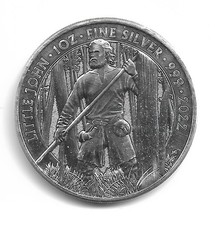 Myths and Legends - 2022 LITTLE JOHN - 1OZ  .999 Fine Silver 2 Pounds Coin