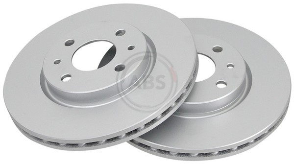 2X Bremsscheibe A.B.S. 16422 FüR Panda Doblo Fiat Idea VAN 500 Stilo Alfa Lancia-image