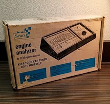 Vintage Sears Engine Analyzer 161.2161 W Box Usa Made Car Tester Not Tested.