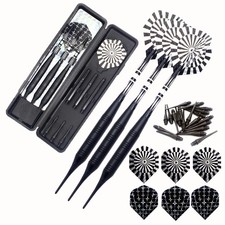 Soft Tip Darts Set for Electronic Dart Board 22g Plastic Tip Darts Se...