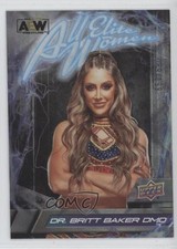 2023 AEW All Elite Wrestling Women Silver Foil 89/199 Dr DMD Britt Baker 2y5