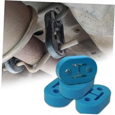 Car Exhaust Hanger 4pcs Rubber Insulator Bushing Mount 2 Holes 0.47 Inch Blue Car Exhaust Hanger 4pcs Rubber Insulator Bushing Mount 2 Holes 0.47 Inch Blue