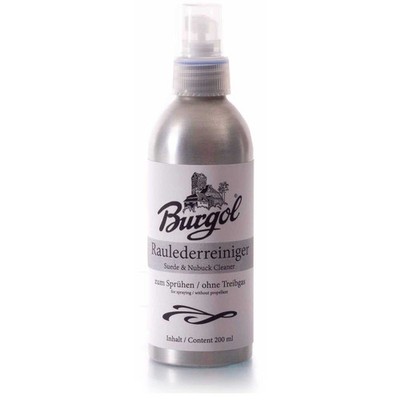 (84,50 EUR/L) Burgol Rauleder Reiniger 200ml für Velours, Wildleder & Nubuk