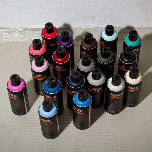 Flame Orange Aquas Sprühfarbe Pack (6 x 400 ml) - Bild 5 von 7