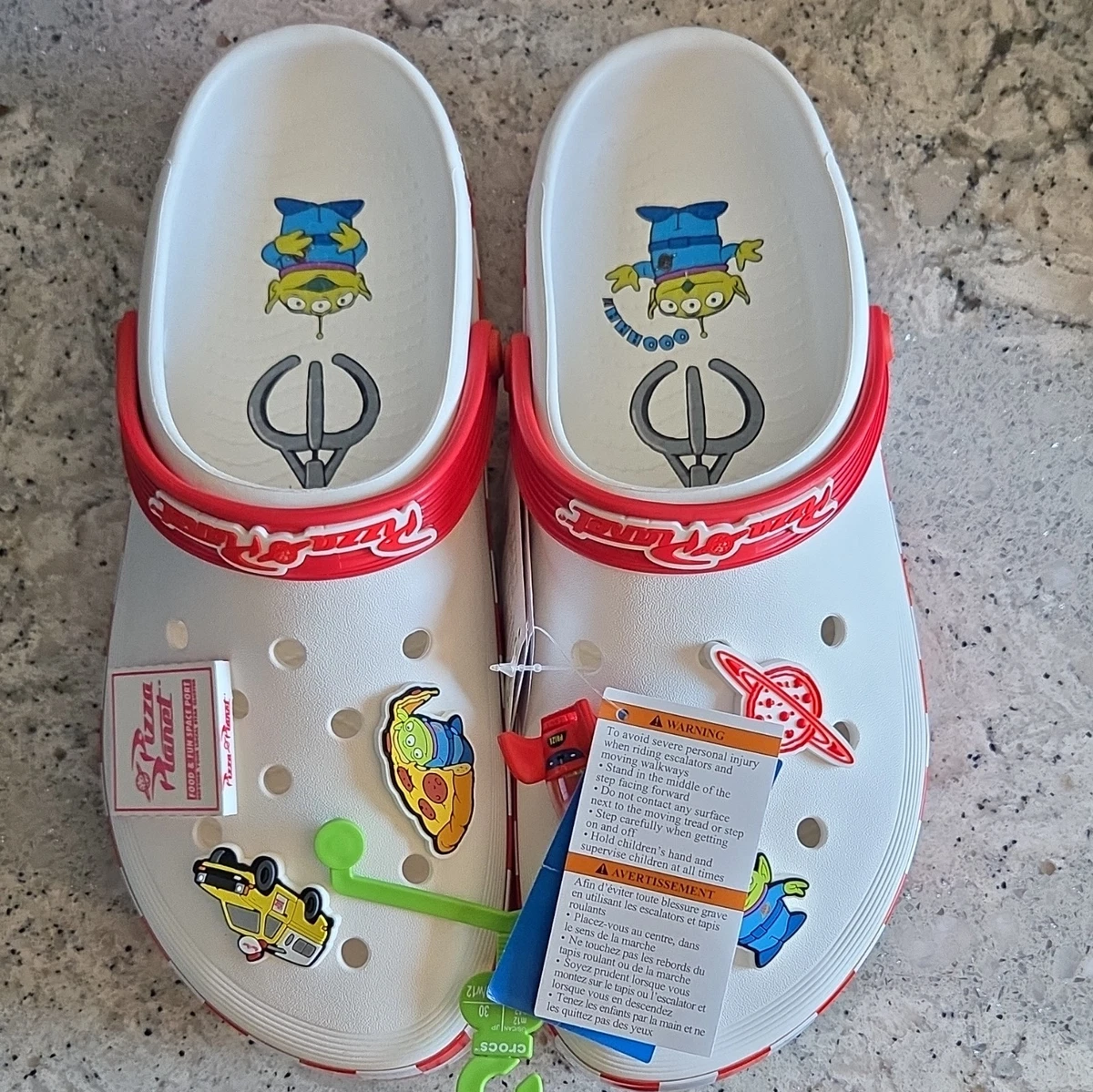 Crocs Crocband Clog Mens 12 White Cherry AOP Comfort Sandal New With Tags Crocs Classic Clog | Men main image 4