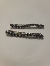 Vintage Rhinestone Hair Pin Pair