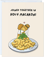 Funny Wedding  Engagement Card   Punny Greeting Card by  Blank Inside, Congra