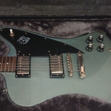 Chitarra elettrica Epiphone Firebird Studio Pelham Blue con custodia rigida o...