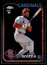 VICTOR SCOTT II 2024 TOPPS CHROME UPDATE RC ST. LOUIS CARDINALS #USC48
