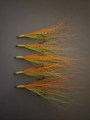 Bucktail River Streamer Flies- Hand Tied - Walleye, White Bass, Salmon (1924)