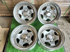 Jdm Rare Bridgestone Berg 16-inch Wheels 16x8j -13 Pcd139.7 6h 4-book No Tires