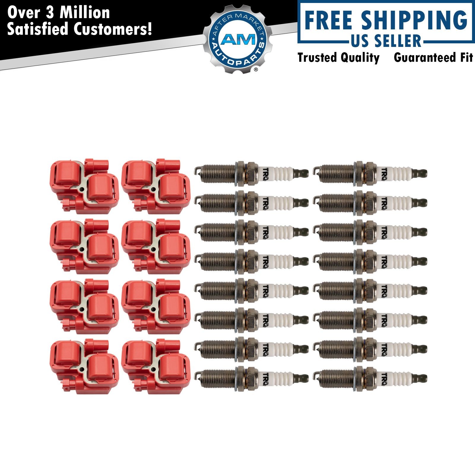 TRQ Performance Ignition Coils & Spark Plugs Fits 2003-2011 Mercedes-Benz