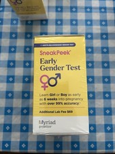 SneakPeek Early Gender Reveal Test Lab Fee Not Included Exp: 07/2026