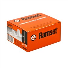 Ramset LDU75 3.7x75mm Drive Pins 100 Pack Powder Actuated Tool