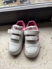 Baby Adidas Sneaker, Gr&ouml;&szlig;e 22, Pink-Wei&szlig;
