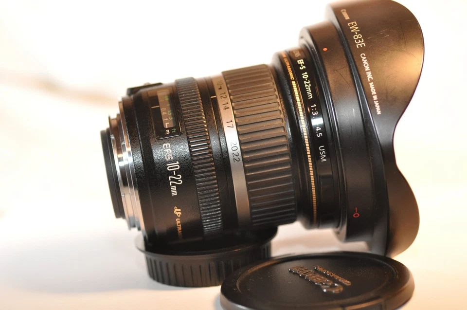 佳能 EF-S 10-22 毫米 3.5-4.5 USM 镜头 EW-83 适用于 Digital EOS Rebel T8 T7 80D 90D 7D — 第 4/4 张图片