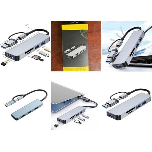 Hub de charge rapide PD 45 ports USB3 0 type C station d'accueil mat??riau allia - Photo 9 sur 14