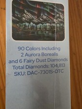 Diamond Art Club DIY Diamond Art Kit Square Diamonds Aurora Lake DAC-7301S-DTC