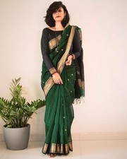 Women Pakistani Party Wear Indian Bollywood Ethnic Wedding Sari Print Designer