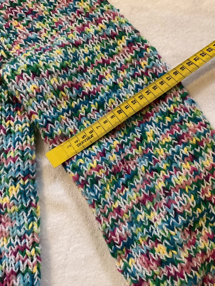 Handarbeit - Unikat - Longpullover aus 25% Wolle 75% Polyacryl Gr. S/M - Bild 3 von 4