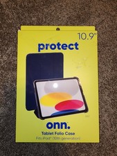 Brand New Protect ONN. Tablet Folio Case Fits iPad 10th Generation