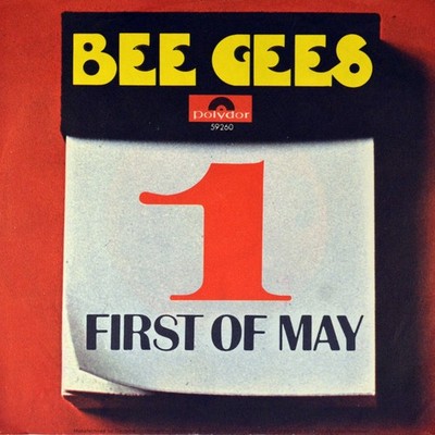 7'' BEE GEES First Of May /Lamplight BARRY ROBIN GIBB orig. POLYDOR 1969 like NEW