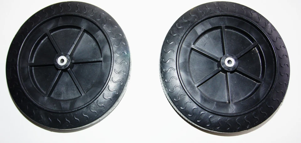 2x Ersatzräder Relaix Liege Rolle Lauf-Rad Kunststoff 19 cm - Bild 2 von 3