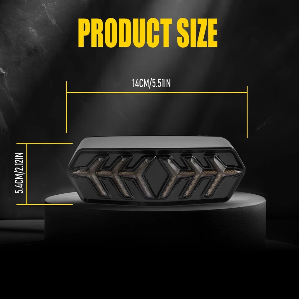 Señales de luz trasera LED integradas para Honda CTX 700/CTX 700N/CTX 700 DCT 2014-19 Foto 2 de 4