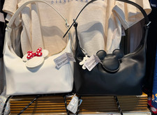 HK Disney Genuine 2026 Mickey Mouse Minnie Mouse Cute Faux Leather Handbag New