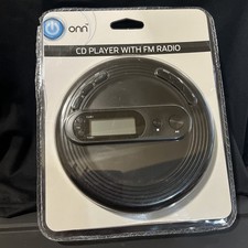 Brand New ONN Portable CD Player FM Radio and Stereo Earbuds ONB15AV201